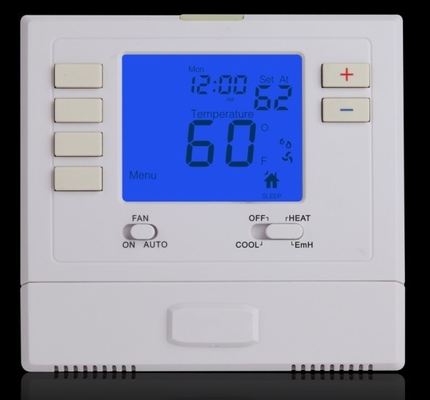 Le thermostat programmable de chauffage et de refroidissement 2 de 7 jours chauffent 1 frais