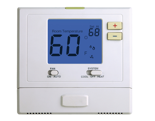 Thermostat de Digital de la chaleur seulement, thermostat pour la pompe à chaleur avec la chaleur de secours