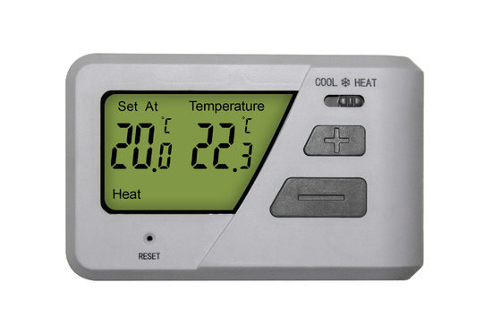 Thermostat de câble de pompe à chaleur non - programmable/refroidissant seulement le   de thermostat