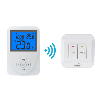 thermostat programmable sans fil de pièce de 230V WiFi rf pour des chaudières