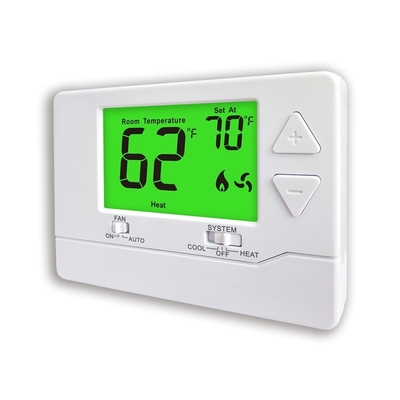 Thermostat électronique non programmable de pièce du capteur 24VAC de NTC pour chauffer et se refroidir