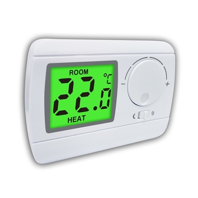 Contrôleur de température blanc de chaudière de gaz de l'ABS 220V Digital Room Thermostat