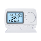 Smart Wired Room Programmable Thermostat For Gas Boiler 5-35℃ LCD Digital Display