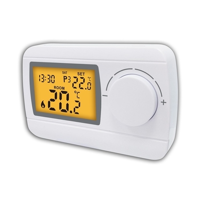 Nouveau grand bouton de cadran thermostat programmable 230V de pièce de 7 jours