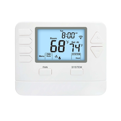 Flame Retardance ABS and Control Mode Heating And Cooling in HVAC Thermostat with High Accuracy Display ±1℉ under 68℉