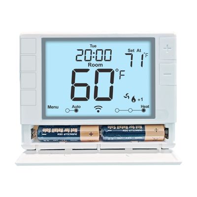 Coiiwsei thermostat 24VAC Non Programmable HVAC Thermostat 2Heat 2 Cool for Home Use RTH702