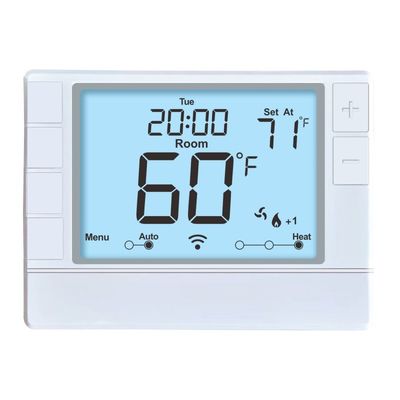 Coiiwsei 24V Adjustable Heat Pump Thermostat for Temperature Control