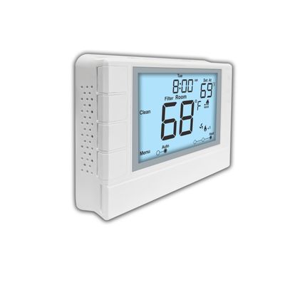 Coiiwsei Thermostat 7 Day Electronic Room Thermostat Mode Switch HEAT/OFF/COOL Lcd Display White