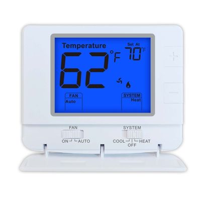 24V Wireless Room PTAC WIFI TUYA Thermostat with LCD Display and HEAT/COOL Style