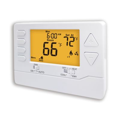 Customizable 7 Day Programmable Thermostat Mounts On Wall Or Junction Box for Personalized Programming