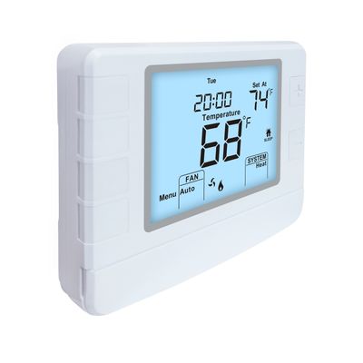 Riseem 24V HVAC Temperature Control Simplified 7 Day Programmable Thermostat for Conventional Applications