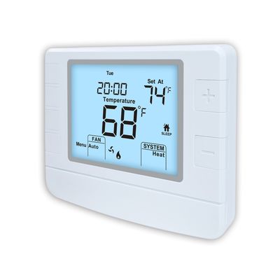 RIseem Effortlessly Control Your HVAC System with 7 Day Programmable Thermostat Anti-Flammable ABS PC Material