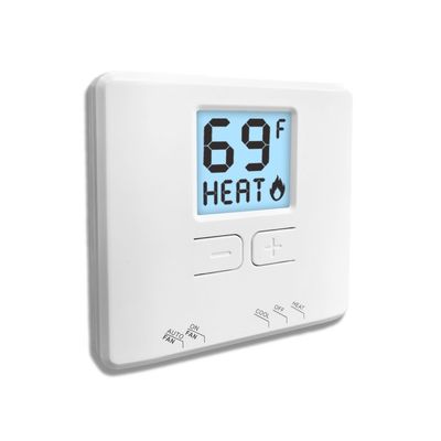 Riseem COOL System Operation Mode Non Programmable Thermostat with 1.89 Sq.in. Display Size 3.78" W X 3.93" H X 0.98" D