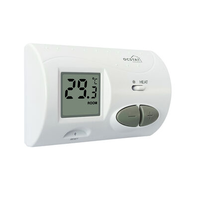 OEM ODM 230V Non Programmable Wired Simple Thermostat Offering Adjustable Temperature Range 10°C To 30°C In 0.5°C Increments And Heating Mode For HVAC Systems