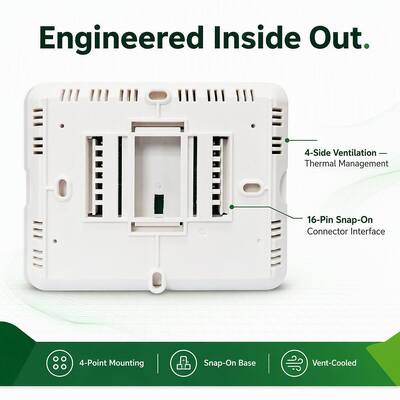 24V LCD Wired Room 1 Heat 1 Cool 7 Day Thermostat Featuring COOL System Operation Mode and Terminal Designations C Ideal for HVAC Integration