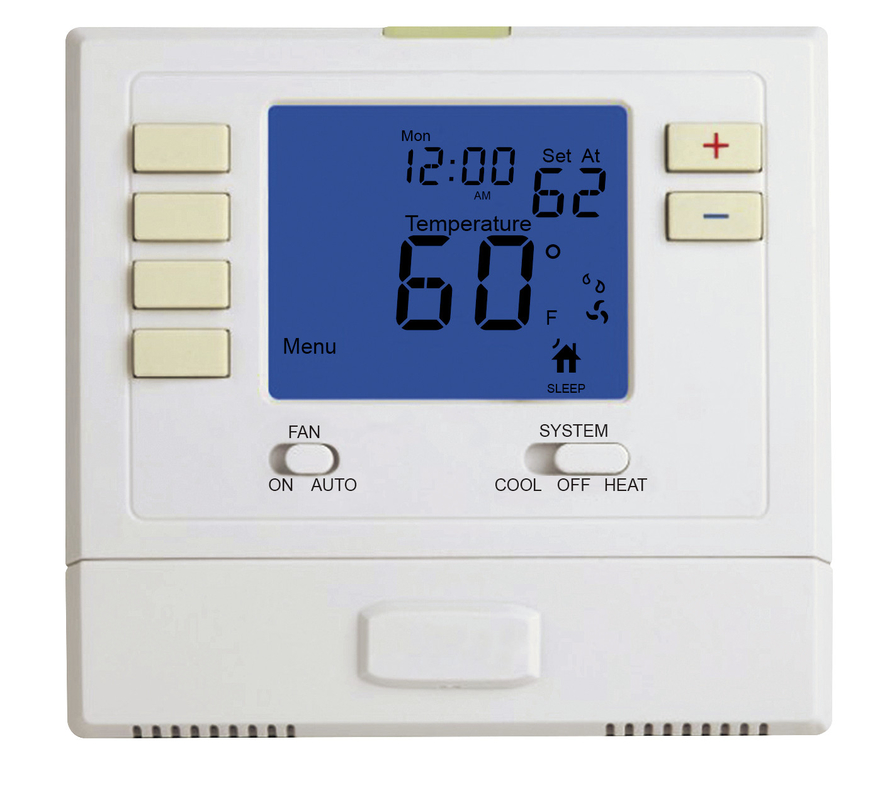 thermostat programmable sans fil de 7 jours, la 1 chaleur 1 thermostat frais