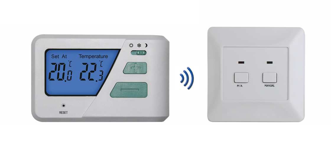 Thermostat non programmable d'étape unique avec le commutateur de la chaleur de secours