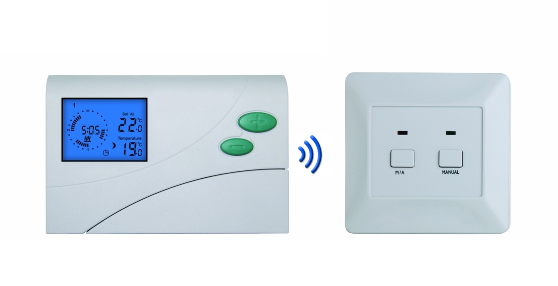 230V thermostat sans fil de pièce de la climatisation rf pour la chaudière rf de Combi