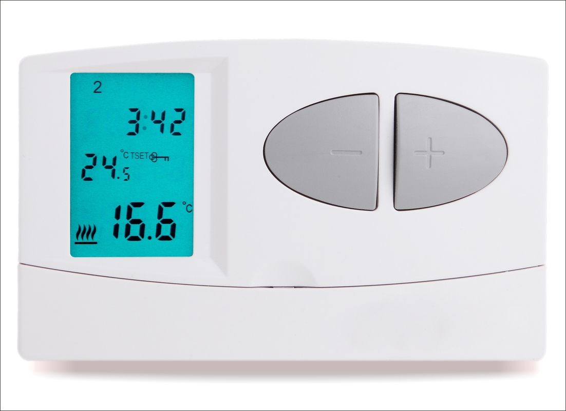 Murez le bâti thermostat programmable de 7 jours à piles pour le système de la CAHT