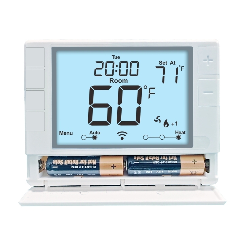 Coiiwsei Blue Backlight Non Programmable Thermostat for Heating and Cooling Mode Switch at High Temperatures