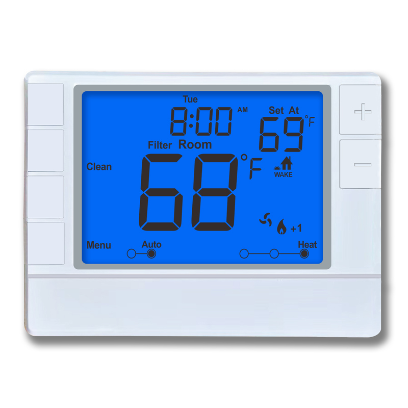 Coiiwsei DC Home air Conditioner Digital Regulation Non Programmable Home Electronic Thermostat for Heat Pump RTH721