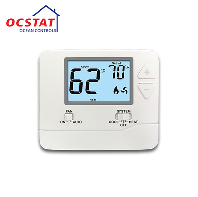 PTAC Thermostat câblé non programmable PTAC 2H/1C pompe à chaleur ou 1H/1C STN731 conventionnel