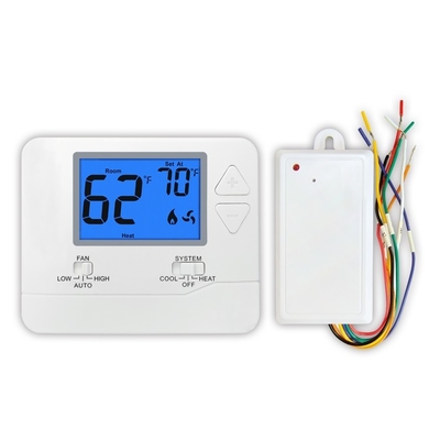 Riseem ABS ignifuge sous-base salle numérique PTAC sans fil maison intelligente thermostat chauffage et refroidissement EMC FCC
