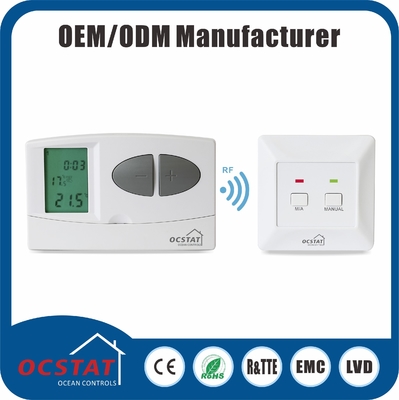 Thermostat programmable électronique de rf pour la CAHT sans fil de thermostat de pièce de radiofréquence du système de chauffage 868MHZ