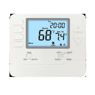 Pompes à chaleur Riseem 24V 2H / 1C HVAC ABS Thermostat à plusieurs étages pour bureau / bar