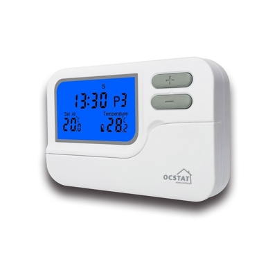 Riseem LCD relais Omron 7 jours thermostat de salle programmable avec verrouillage du clavier