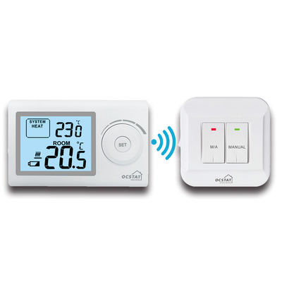 Riseem Wireless Non programmable Numérique RF Thermostat de salle, Thermostat de chaudière