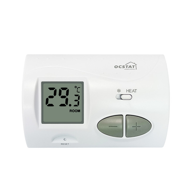 Riseem Thermostat de climatisation de chambre non programmable avec batterie de taille 2 * AA