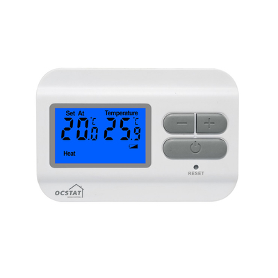 Riseem 868MHZ ABS Thermostat RF numérique pour le chauffage et le refroidissement des chambres chaudières à gaz Affichage LCD 230V Contrôle de température Thermostat numérique de chambre Non programmable