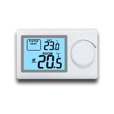 Riseem ROHS Thermostat non programmable / bouton grand ABS 230V régulateur de chauffage câblé Thermostat de salle pour le sol