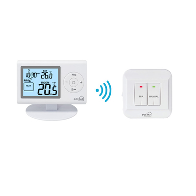 Thermostat sans fil programmable hebdomadaire pour le chauffage