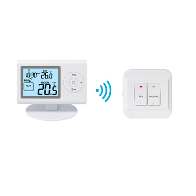 Riseem Digital Affichage LCD de 4 pouces carrés Climatiseur WIFI Thermostat de salle Programmable hebdomadaire