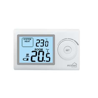 Riseem chauffage numérique à batterie thermostat de salle avec régulateur de température
