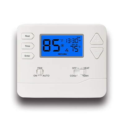 Pompes à chaleur Riseem 24V Thermostat numérique de pièce avec boutons d'appuis Efficacité énergétique