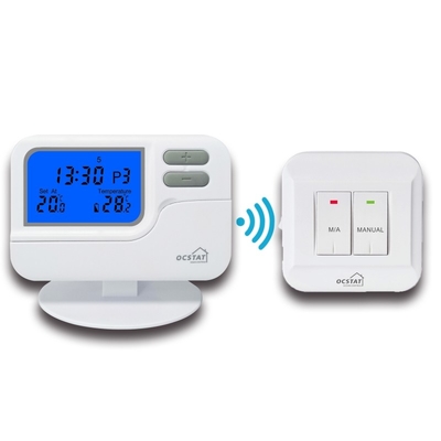 Système LCD Riseem 230V Thermostat de salle numérique 7 jours Contrôleur de température programmable pour chaudière