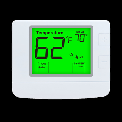 Riseem ABS 24V Thermostat numérique de salle de contrôle de température 2 chaleur 2 refroidissement Thermostat non programmable STN1220