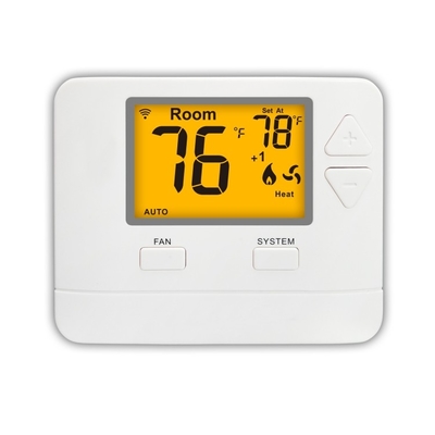Riseem 24V Pompes à chaleur non programmables TUYA Smart Home Thermostat STN721W Air conditionné WiFi Thermostat Ac avec Alexa