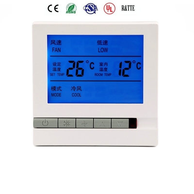 De couleur de climatiseur de contrôleur thermostat programmable blanc de contrôle de température de Digital non -