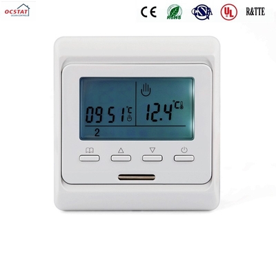 Contrôle de température Réservoir de chauffage par le sol Thermostat câblé 7 jours programmable