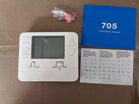 thermostat programmable de pièce de Digital d'alimentation de l'énergie 24V avec le système de Heatig