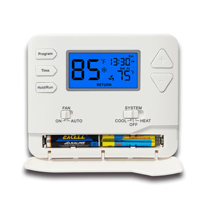 24 V avec batterie Thermostat électrique de salle programmable pour système de chauffage