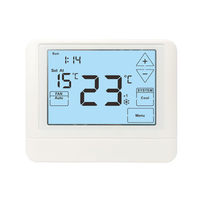 Thermostat numérique programmable pour pompe à chaleur de four de climatiseur et IAQ STN855WHD