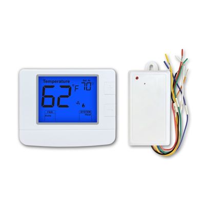Thermostat de salle sans fil 24V PTAC WIFI TUYA avec écran LCD et style chaleur / froid