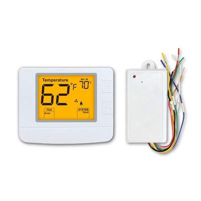 Thermostat PTAC RF WIFI sans fil alimenté par 2 piles AAA pour le contrôle de la température conventionnel ou pompe à chaleur