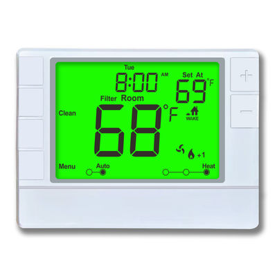 Coiiwsei 2 Chauffage 1 Refroidissement Thermostat Non Programmable pour Systèmes de Pompe à Chaleur Domestiques et Systèmes Conventionnels à Un Seul État RTH721