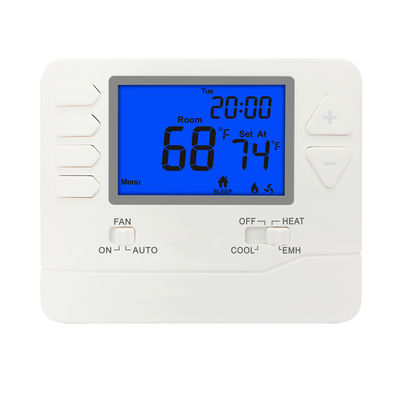 Thermostat de pompe à chaleur Heagstat 2H/1C avec chauffage d'urgence ou CVC conventionnel STN721